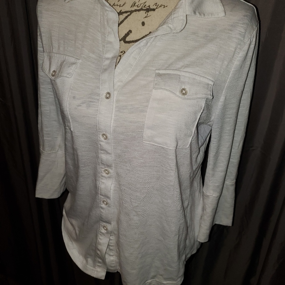 Mesh + Lace quarter sleeve top